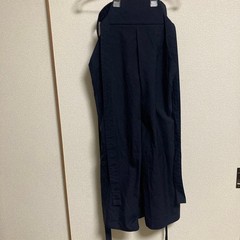 Japanese Kendo Hakama Pants Kimono Dark Blue For Martial Arts Uniform