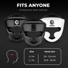 FIGHTR Boxing Headgear with Best fit | Boxing Helmet Guard for Sparring | Adj…
