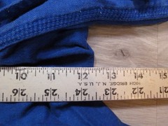 Vulkan Jiu Jitsu Pants Men A2 32×25 Blue Drawstrings Heavy 100% Cotton Loose Fit