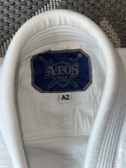 Men’s White Atos BJJ GI + Rash Guard Set Size A2