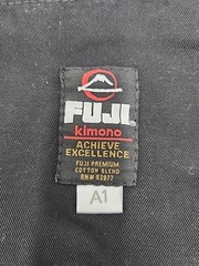 NEW Fugi Sports All Around Brazilian Jui-Jitsu Gi-black Size A1