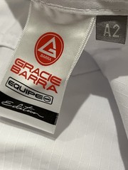 Gracie Barra White A2 Gi w/ Pants, kimono set. Competition. Atleta.
