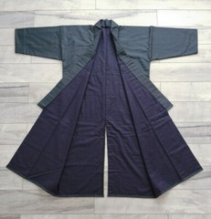 Kyudo Uniform Unisex free size kendogi jacket Martial Arts Blue
