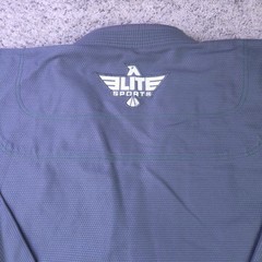 Elite Sports Gi Size A5 BJJ Jiu Jitsu Top Only Training Kimono Gray Green NWT
