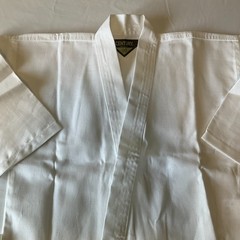 Century Student Uniform Kids Size 00 4-6 White Belt Karate Martial Arts 6 Oz