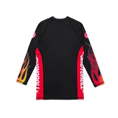 Shoyoroll FLAMES TRAINING RASH GUARD LS & FLAMES TRAINING FITTED SHORTS