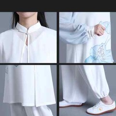 Tai Chi Clothes Women Wushu Clothes Kung Fu Clothes Martial Art Uniform White