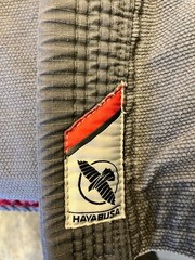 Hayabusa Jiu Jitsu Gi Dark Gray Sz A2 Pearl Weave Chest 44 Length 29 No Belt