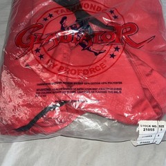 Martial Arts Karate Uniform Gladiator Middleweight Red/ White Belt Size 5