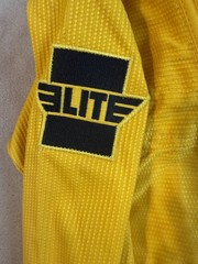 Elite Set Uniform Yellow Brazilian Jiu Jitsu Karate Taekwondo Kids ET2500- C0
