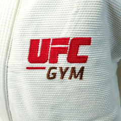 UFC Gym Brazilian Jiu Jitsu White Martial Art MMA Karate GI Unisex Adult M EUC *