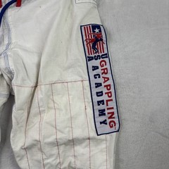 USA Grappling Academy White Gi Pants MMA Jiu Jitsu Men’s A-2 Distressed