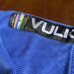 Vulkan Pro Light Jiu Jitsu Gi Jacket Mens Large A2 Blue 100% Cotton Brazil