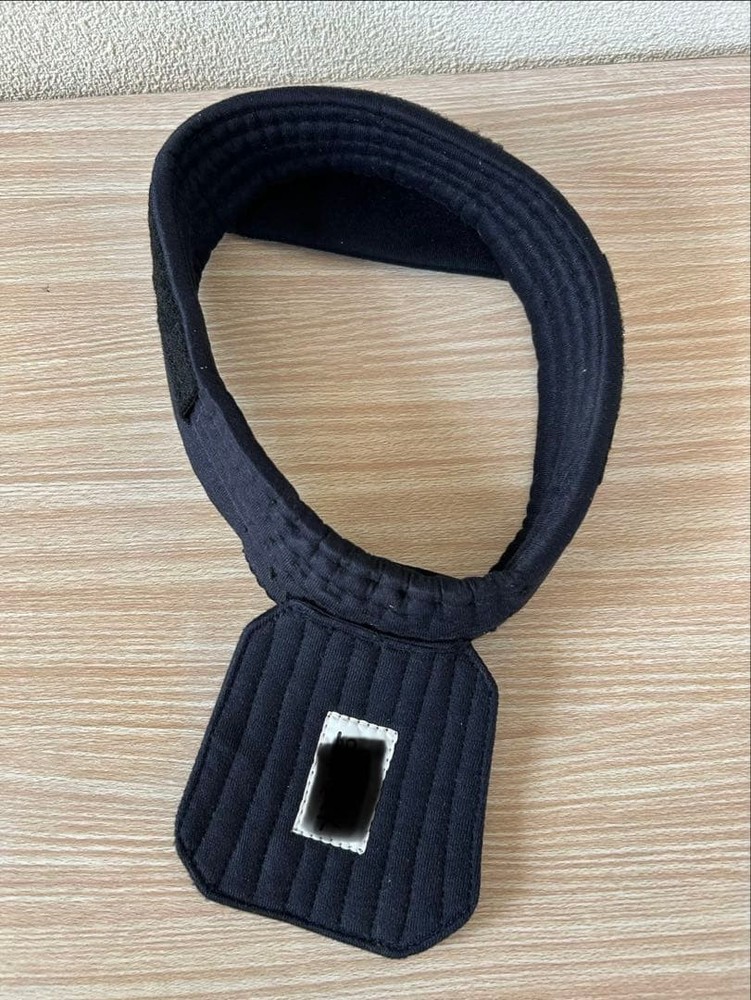 Japanese Kendo Throat Guard Tsuki Tare With Drip Sports Martial Arts