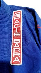 Gracie Barra Storm Kimonos Gi Jiu Jistu Blue Kids Size Y2 EUC UFC MMA Top