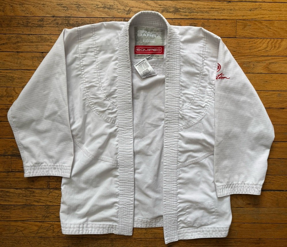 Gracie Barra Equipe Edition Size Y5 Gi Top Only