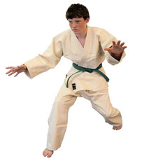Pre Owned TIGER CLAW UNBLEACHED HAYASHI SINGLE WEAVE JUDO UNIFORM