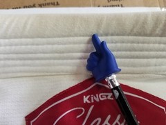 KINGZ Classic Kimonos Nano jiu jitsu Jacket Blue Size F1 Preowned
