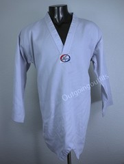 Tiger Claw Level Up Martial Arts Adult’s Uniform Top White Size 6