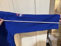 Blue Fuji Jiu Jitsu A3H Top Only Sleeves Altered And Are 22 Inches Long.