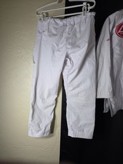 Gracie Barra Equipe Edition BJJ Jiu-Jitsu Gi White Uniform Set A0 Pants & Jacket