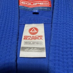 Gracie Barra Equipe Gi Youth Y5 Blue MMA Jiu Jitsu Lite (Top Only) READ