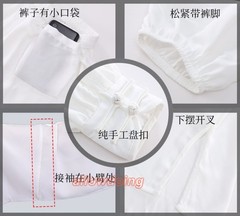 Unisex Cotton Shaolin Tai Chi Uniform Kung Fu Wing Chun Wushu Suit Martial Arts