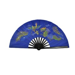 China Wu shu Kung fu Tai chi Dance Exercise fan dragon & phoenix 5Color optional