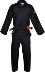 FUJI Kids All-Around Brazilian Style Jiu Jitsu Uniform w/C0-Sized White Belt C2