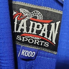 Taipan Sports Kids Blue Jiu-Jitsu Gi Robe Jacket NWOT 5-6 Years