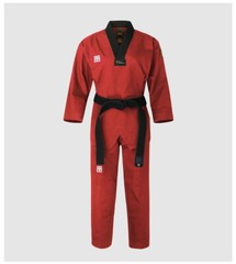 MOOTO MTX Scarlett Red Color Uniform WT Demonstration Team Dobok Performance
