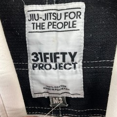 31Fifty Project Jiu-Jitsu Gi Top Mens M3 Combat Sports White Pearl Weave Cotton