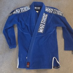 War Tribe Jiu-Jitsu BJJ Gi Set Jacket & Pants Blue Adult Unisex A1