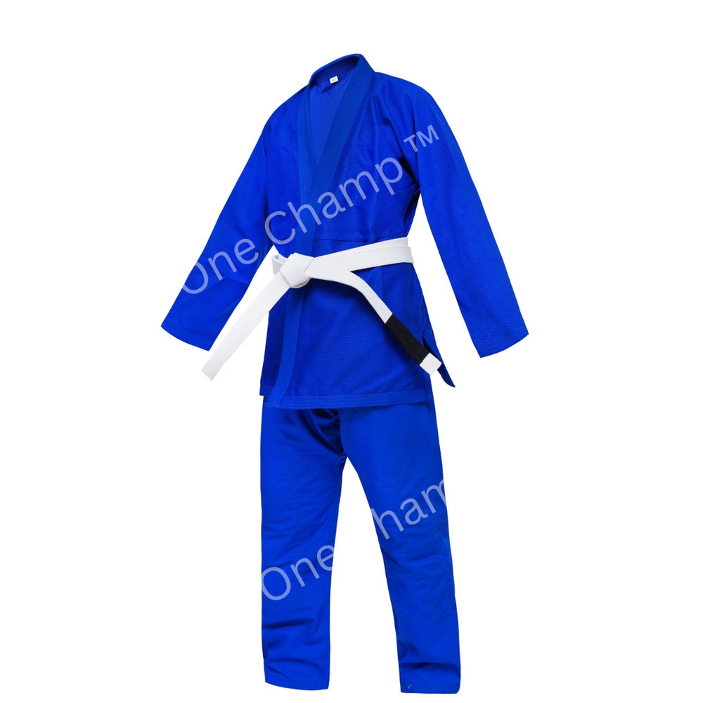 Light weight jiu jitsu gi martial arts uniforms, Customized design,350 gsm,blue