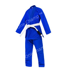 Light weight jiu jitsu gi martial arts uniforms, Customized design,350 gsm,blue