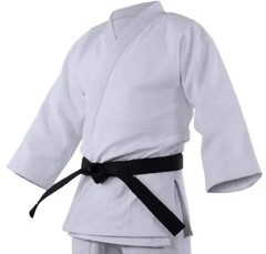 Judo Gi White Kimono Uniform 750gsm With 100% Cotton Judo Gi Kimono Suit