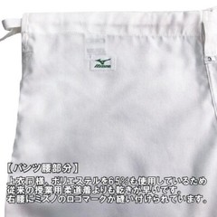 Mizuno Aiko Judo Gi Training Uniform Set White Judogi with Belt for Practice
