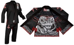 Raven Fightwear Men’s Thor Nordic Brazilian Jiu Jitsu Premium BJJ Gi Black