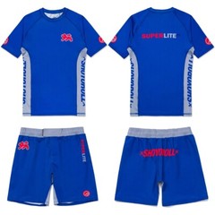 Shoyoroll Batch #145 SuperLite Retro Rash Guard SS & Training Fitted Shorts Set