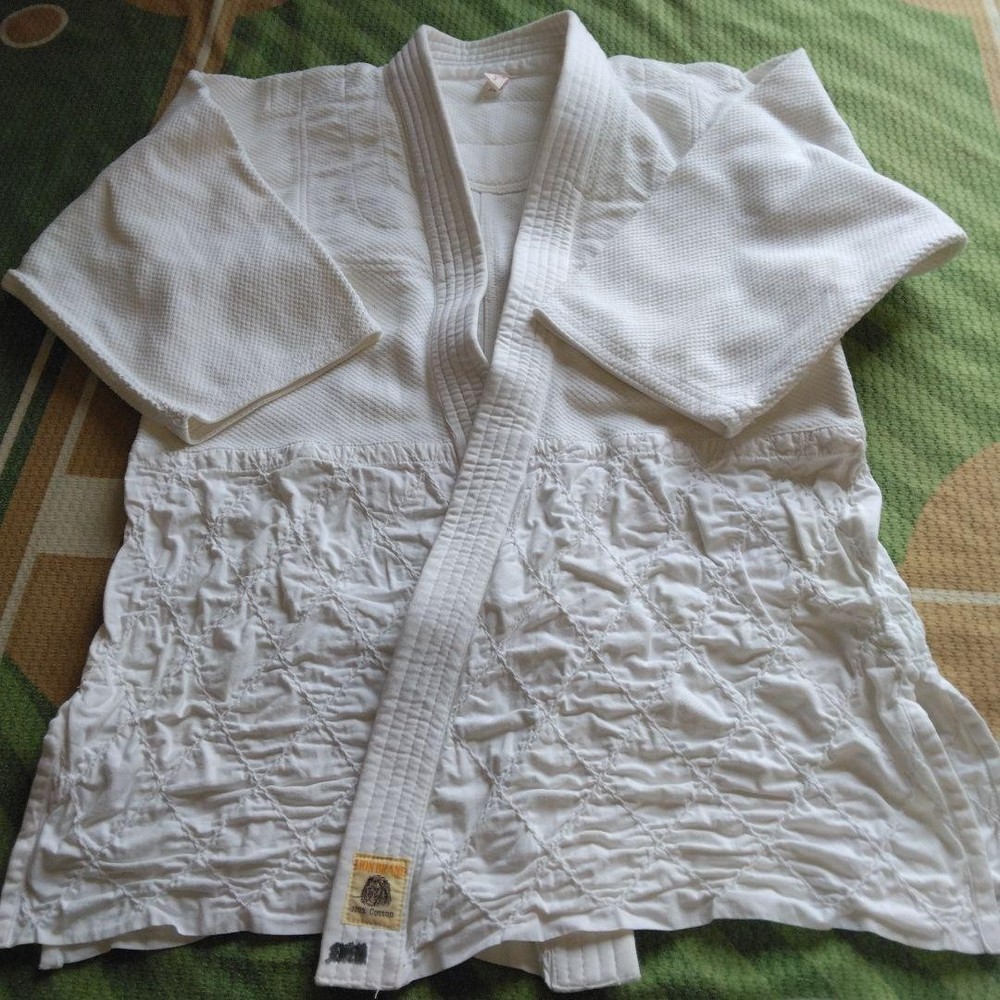 Japanese Judo Gi Uniform Top And Bottom Obi 3 Piece Set Junior High School