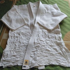 Japanese Judo Gi Uniform Top And Bottom Obi 3 Piece Set Junior High School