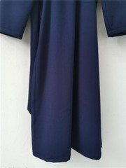Taoist Oblique Lapel Sanqing Collar Robe Thickened Plush Bamboo Hemp Taoist Robe