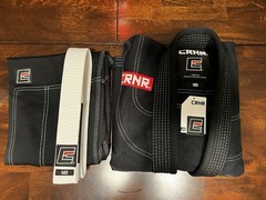 CRNR size Y-0 Black V6 BJJ Gi