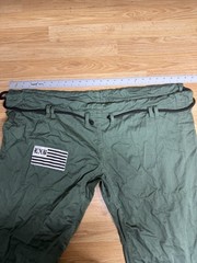 Level Black Green BJJ A3W Cotton Pants Men’s Size 3XL