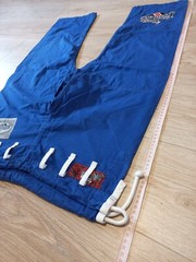 BJJ Globetrotters Travel Pants Trousers Lightweighth Blue Jiu Jitsu Retro Design