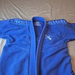 Hayabusa Keikogi Blue Jiu-Jitsu Gi A1 Martial Arts Uniform Top Only Size A1