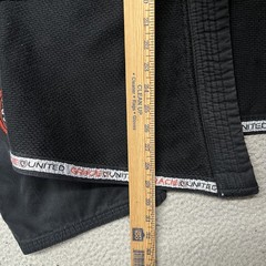 Gracie United Gi Set Adult A3 Black Jiu Jitsu Ripstop MMA Grappling *No Belt
