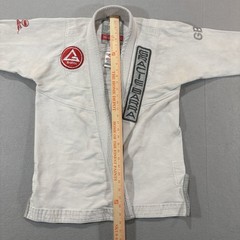 Gracie Barra Gi Jiu Jitsu MMA Kimono Pants & Jacket A2 Set Unisex White Read