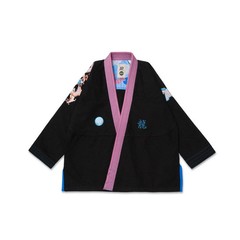 Albino and Preto Year of the Dragon Black BJJ Gi Jiu Jitsu Kimono 450 GSM