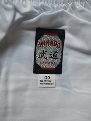 MIKADO Canada Complete Uniform Martial arts Gi, Pants Size 00 White New